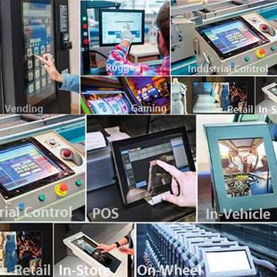 议森博10SPY101.1寸安触卓摸一体机边室内会显示屏窄壁挂高清广告