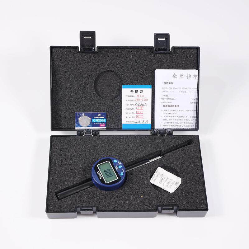 BAS数显百.分表千分表127精度0.001高度ALZ规0-2N5.4/50/100mm测