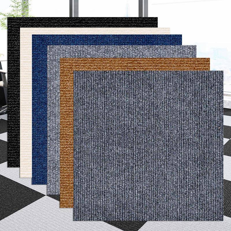 厅办公室拼MEY板接自粘地毯全铺商用泥房间水地卧室客方块地铺垫