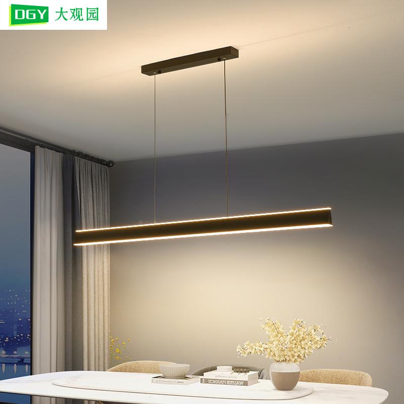 DGY餐厅灯家台用餐桌灯条创意极简现风灯具USE简约代吧饭厅灯长吊