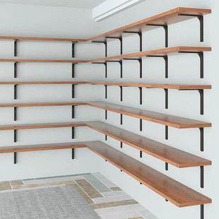 墙上置物架隔板面一字板书架储49891藏室墙隔壁板壁挂货架上墙货