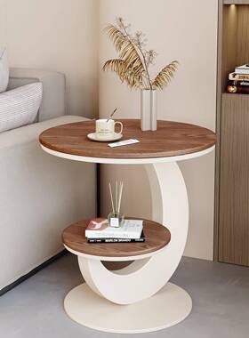 中古创风实木边几客厅025新床款网红沙发CXL2边桌边小茶几意小桌