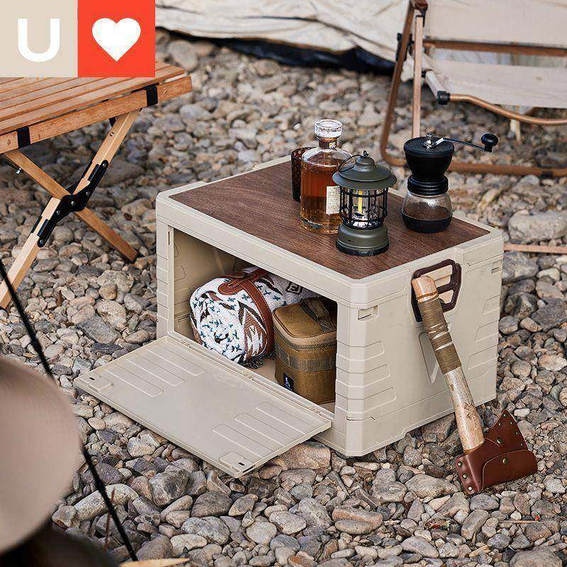 收纳加箱露户外营可折无品牌/叠手提侧开厚储野物箱车载营多功能