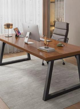约办公桌现代简电脑55221桌式双人长书桌学子生家用简易台写字桌