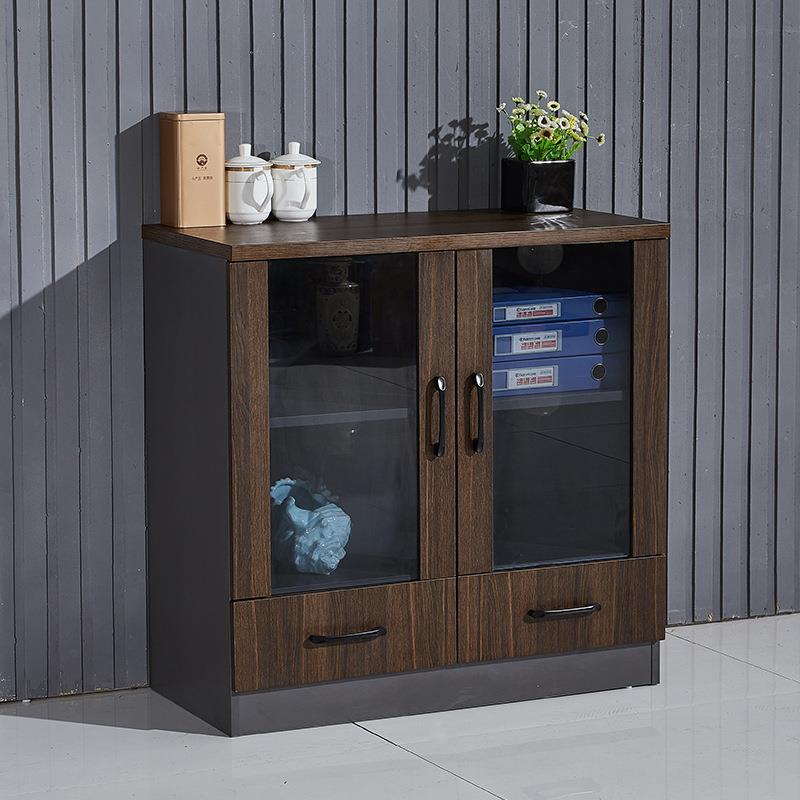 茶水餐边TZS柜办公室茶水柜2门3门茶水柜储物柜柜大容量收纳柜备