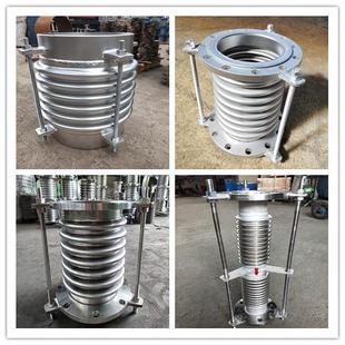 外压不锈钢纹管缩补节法兰式 金属膨波胀伸节DN100YEA耐腐蚀波纹偿