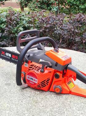 伐小油伐锯木锯家喜用小型汽油锯45链CC标配16寸油420锯导板油锯