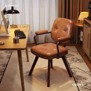 菲勒妆梳妆椅实木化椅女卧室妆梳WFA台靠背椅子生复古凳轻奢椅子