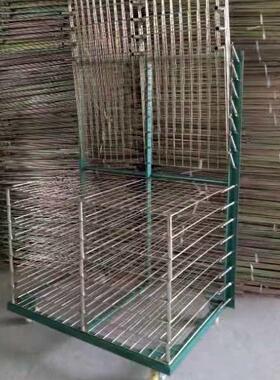 丝印千层架5置0层干34801烘燥架网架收纳架25铁层加重型物车进烤
