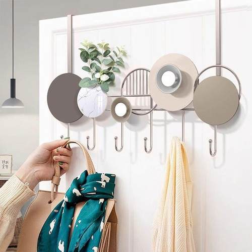 入物门后挂钩打MXB孔置架卧室衣服挂架门上进口背后户门后挂钩免