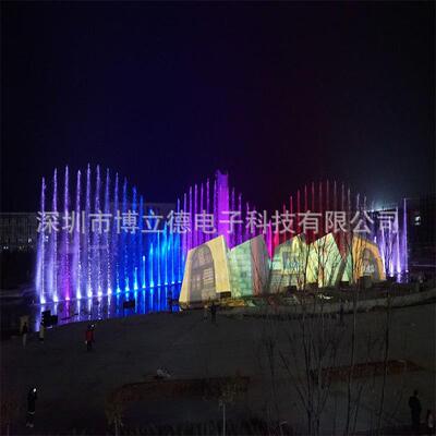 荥阳市新密市图文水幕激光投影安装水幕电影公司水秀湖面河上大型