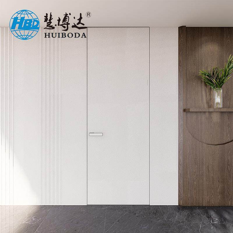 无框门隐形门暗门极窄边框室内生态铝蜂窝木门涂料门极简卧室房门