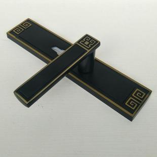 家用卧室静音锁具室内门锁大50磁吸锁体实木门房间门把手大手柄