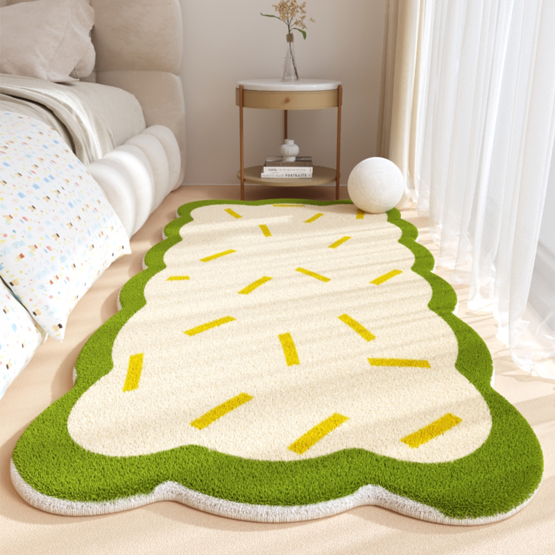 卧室床边地毯加厚保暖防滑可定制