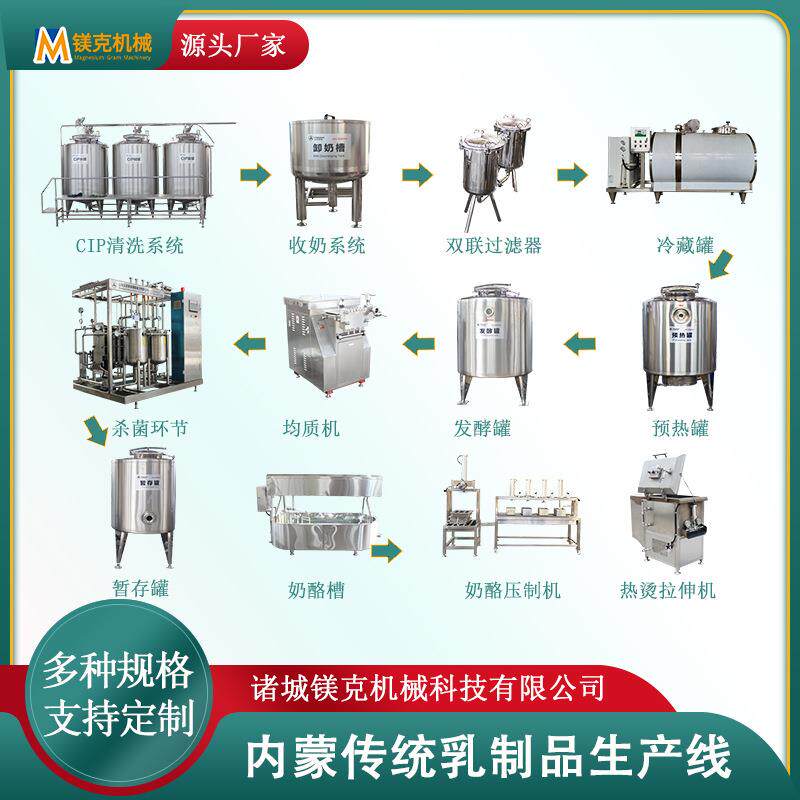 奶豆腐加工生产线 奶豆腐破碎搅拌成型机 内蒙古奶疙瘩加工机器