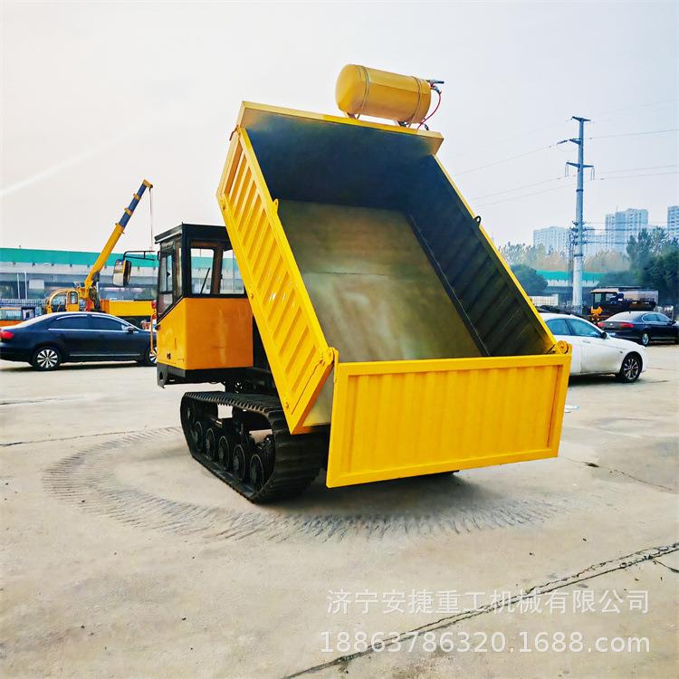 水建设履利带运输车858出8吨爬山虎自卸口车林地泥地带履式运料车