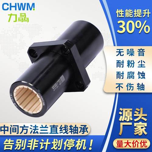 力骉中间方法兰直线运动轴承