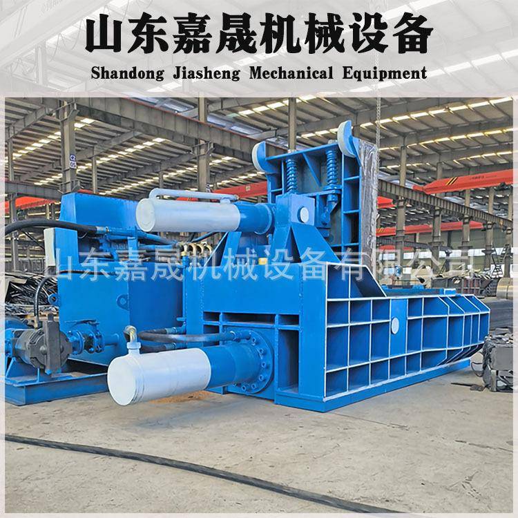 125吨液压废金属压块铝皮铁皮易拉罐打包成型机卧式铝型材油压机