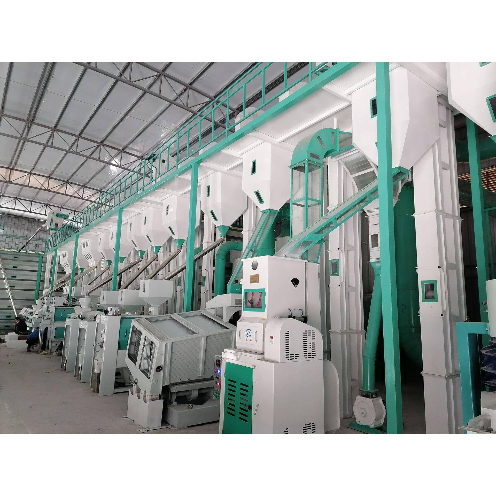 强农新型碾米机成套设备大型大米加工设备大米产线