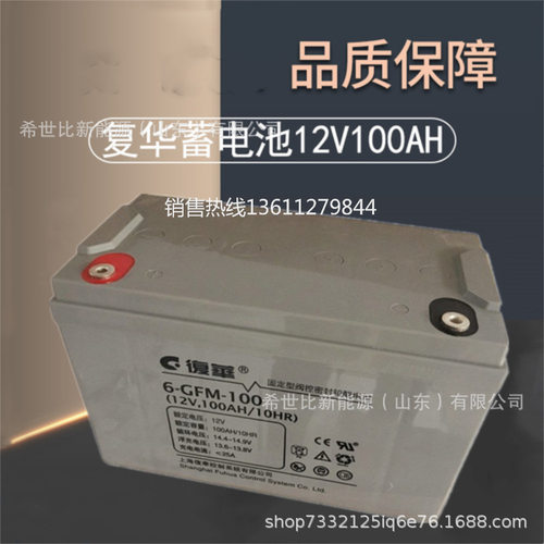 复华蓄电池6-GFM-100通信机房UPS/EPS电源配套12V100AH深循环
