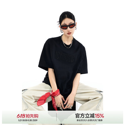 重磅字母短袖T恤女夏季