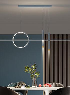 态通创用646餐厅吊灯现代简约l具e生d意灯长条设计