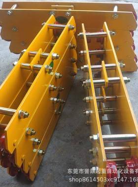 粤NUM龙手推滑行起重小钢动车工字手拉起重小车挂电葫芦加长吊运