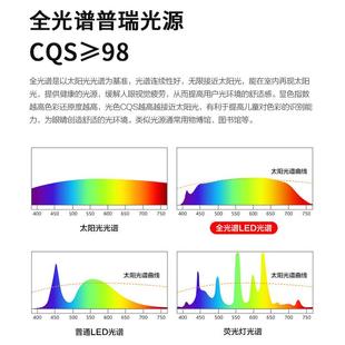 2856无普瑞眼全光谱护吸灯简约现代超薄客厅卧室灯中山l顶ed缝灯