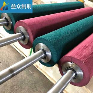 打磨抛光不织布刷辊 百洁布刷辊 非织造布滚 铜铝板面细腻砂光辊