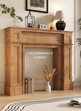 壁炉展装柜法式复古白色婚礼饰摆厅架示民宿家用客玄关282隔断台