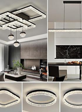 客厅灯轻感意式极简大气l家用客厅56166吸顶灯长方形奢全灯具e屋d