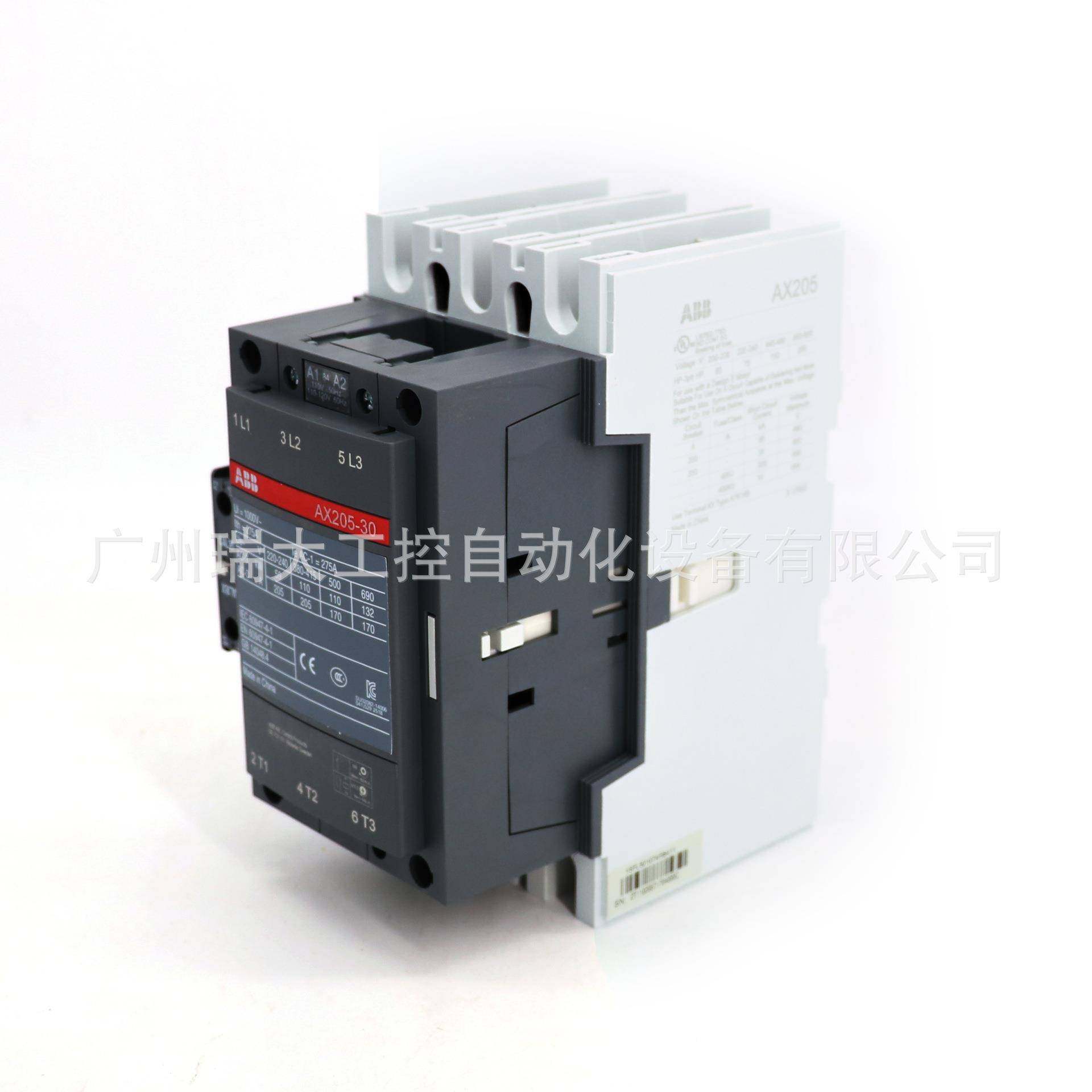 0AX系列交流/接器A触X205-3VJV-11-80*220-230V50Hz230-240V60Hz