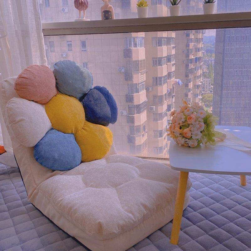 懒式人沙发单人窗折叠床上靠座椅YHO子宿背舍日坐垫飘小沙发