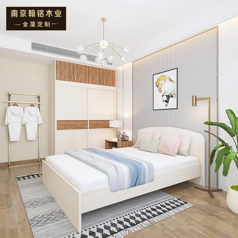 实木衣柜整体家具定制全屋床柜子组合床头柜家具衣柜卧室定制厂