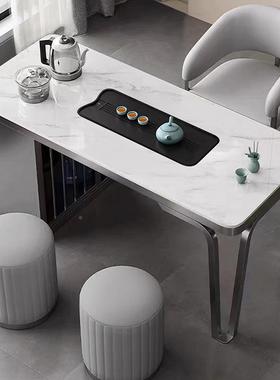 奢岩茶桌椅组合办公c213145室桌现代简约茶轻几小茶台家用阳板台