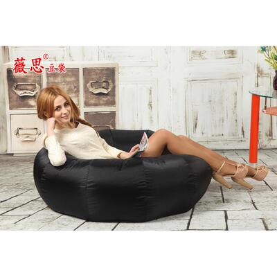 薇思圆榻形人BB171豆袋沙发客厅简创意榻米约懒懒神沙发懒人海绵