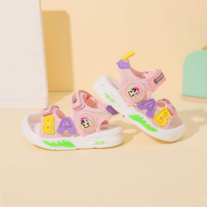 现货Baby sadals 2021 sumr  cute baby walkig shoes soft b