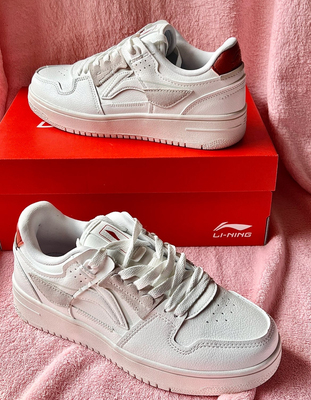 Lining/李宁正品天迹女子经典舒适减震低帮运动休闲鞋AGCS392-5