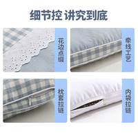 艾洛琳蕎麥皮枕頭護(hù)頸椎助睡眠低枕芯單人硬枕學(xué)生宿舍小薄家用枕