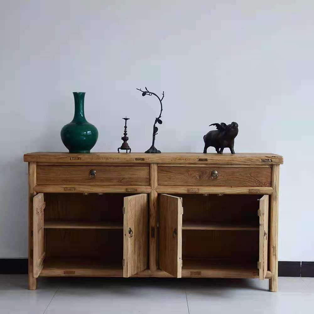 榆木老门板餐边实木玄关柜榆木门厅柜美式北欧边柜储物厨房柜,住宅家具,玄关台,淘宝优惠券,粉丝福利购,淘宝优惠卷