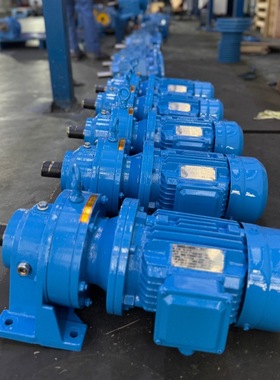 BWD小型卧式摆线针轮减速机X系列斜齿面硬齿轮减速箱机械设备定制