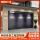 别墅车库涡轮门铝合金硬质快速门自动感应防盗密封家用车库升降门