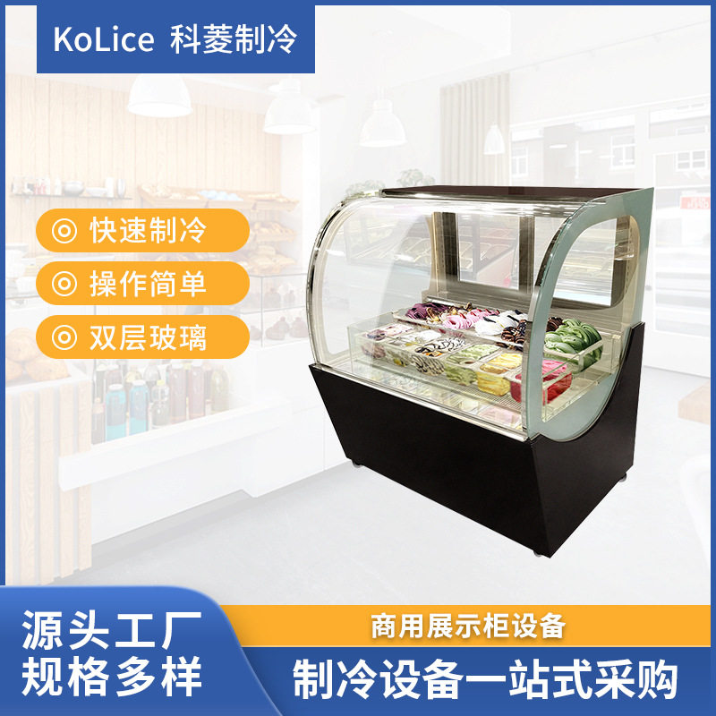 商用冰冻柜 厚炒酸奶冰棒硬质雪糕冰激凌冰淇淋冰粉 冷冻柜展示台