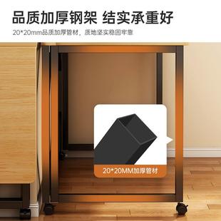 书桌家用简约办公桌卧可室小桌子简易学习写字叠桌 折电EZO脑桌式