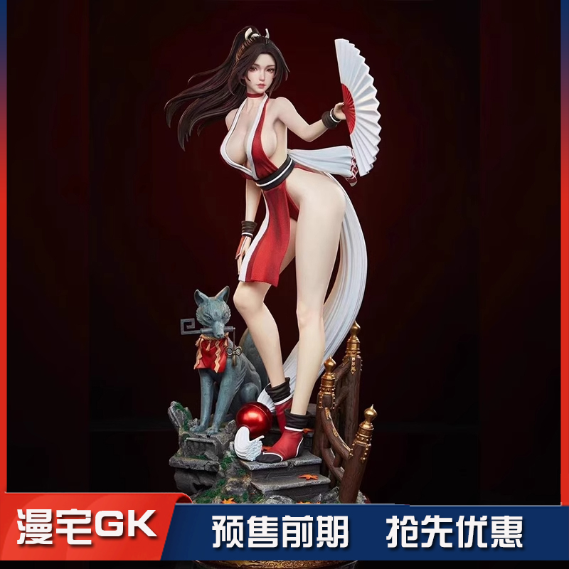 现货PPS工作室拳皇街头争霸 双色樱花 不知火舞 手办雕像模玩