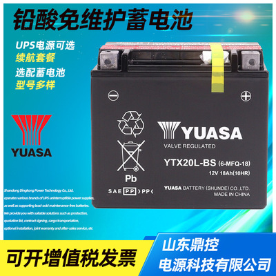YUASA汤浅NP0.8-12阀控式密封铅酸蓄电池12V0.8AH玩具车仪器