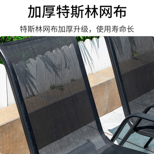 简易家用庭院花园阳台室外摆摊休闲小圆方桌椅 户外折叠桌椅便携式