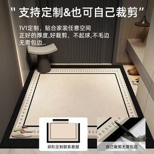 入户门地垫现代简约家用室外免洗可擦玄关地垫可裁剪大门口地毯垫