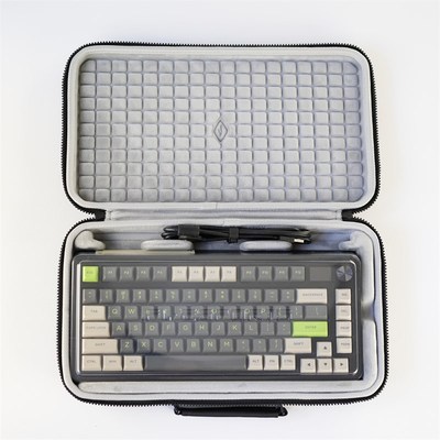适用腹灵CMK75客制化机械键盘外设收纳保护硬壳配件包袋套盒箱子