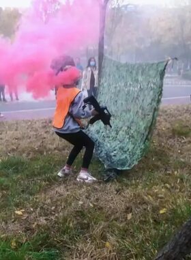仿古铜色大清古炮游乐大炮真人版CS激光对抗馆设备枪林弹雨气炮枪